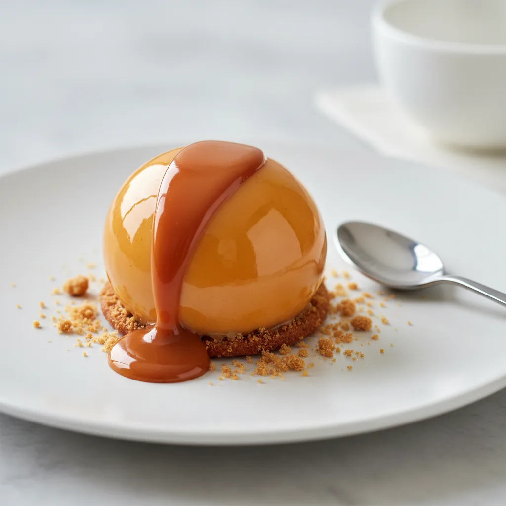 Entremets dulce de leche fondant et gourmand | Levovia - entremets dulce leche gourmand