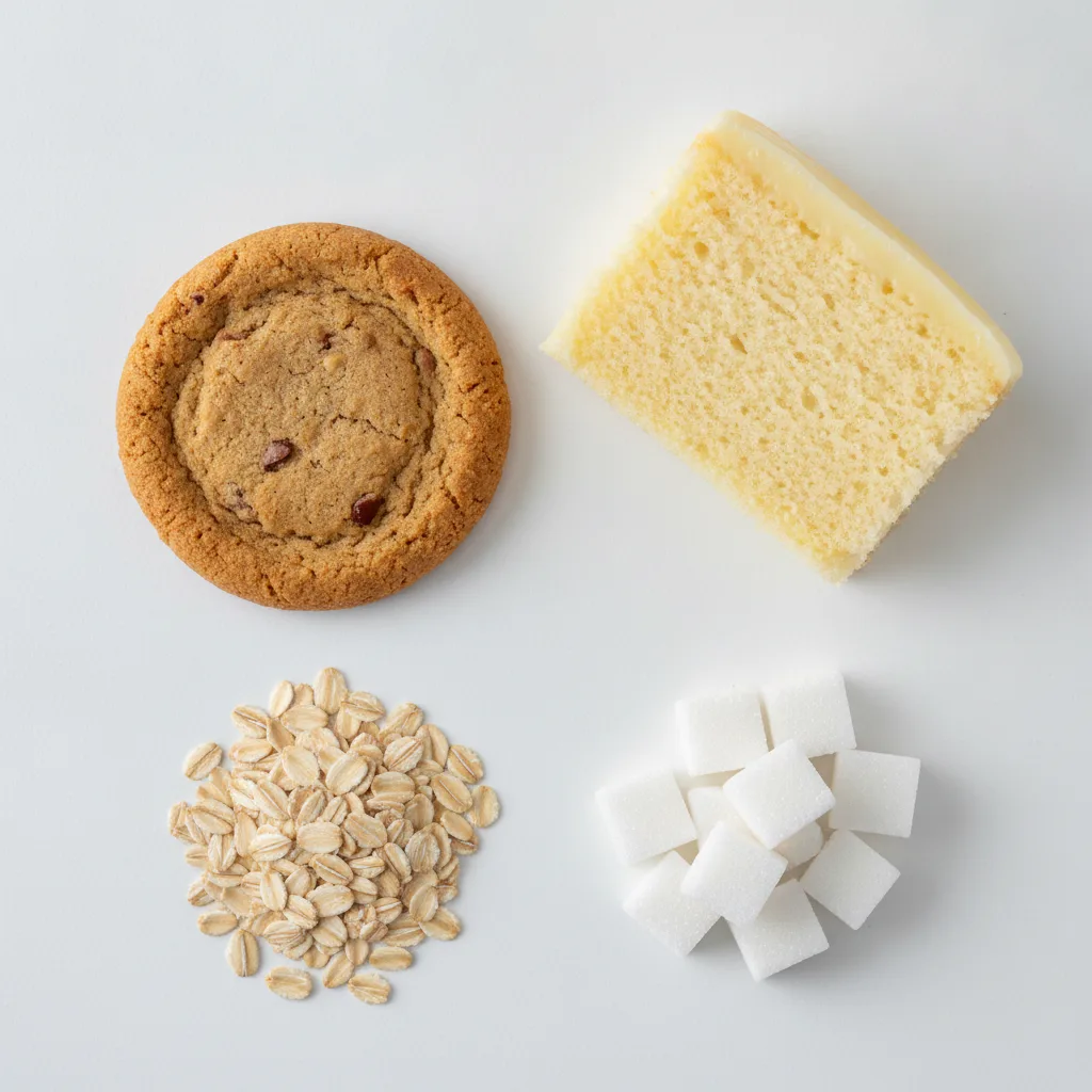 biscuit protéiné vs gâteau industriel