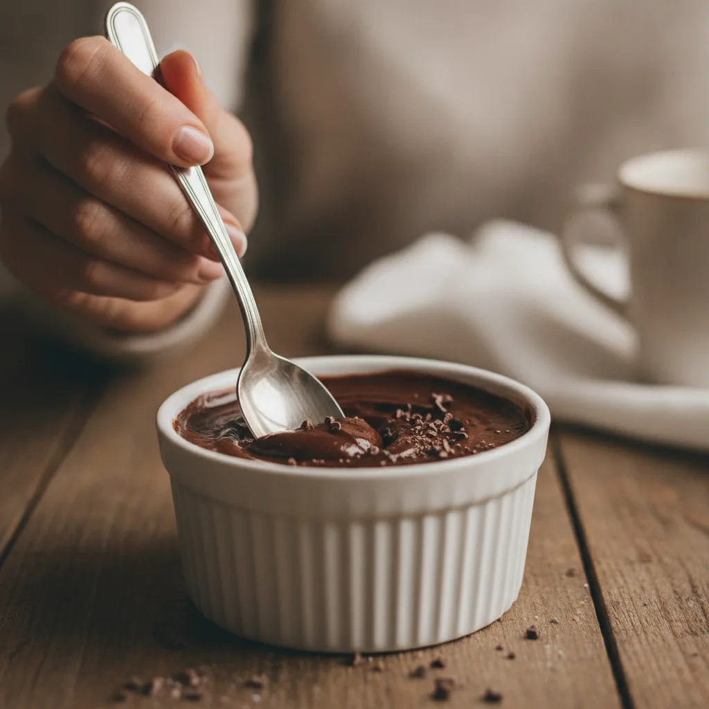 dessert protéiné crème chocolat