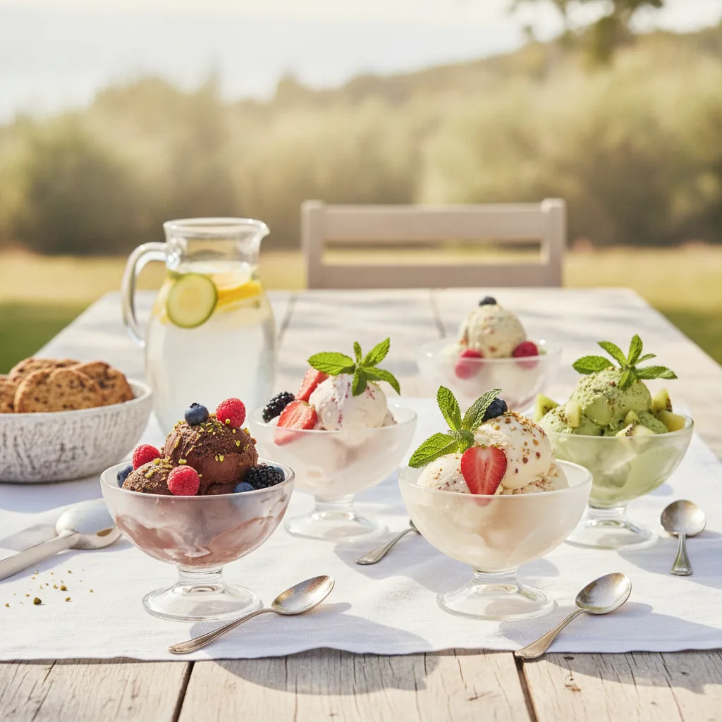Dessert protéiné été frais | 4 recettes saines et glacées - dessert proteine ete frais