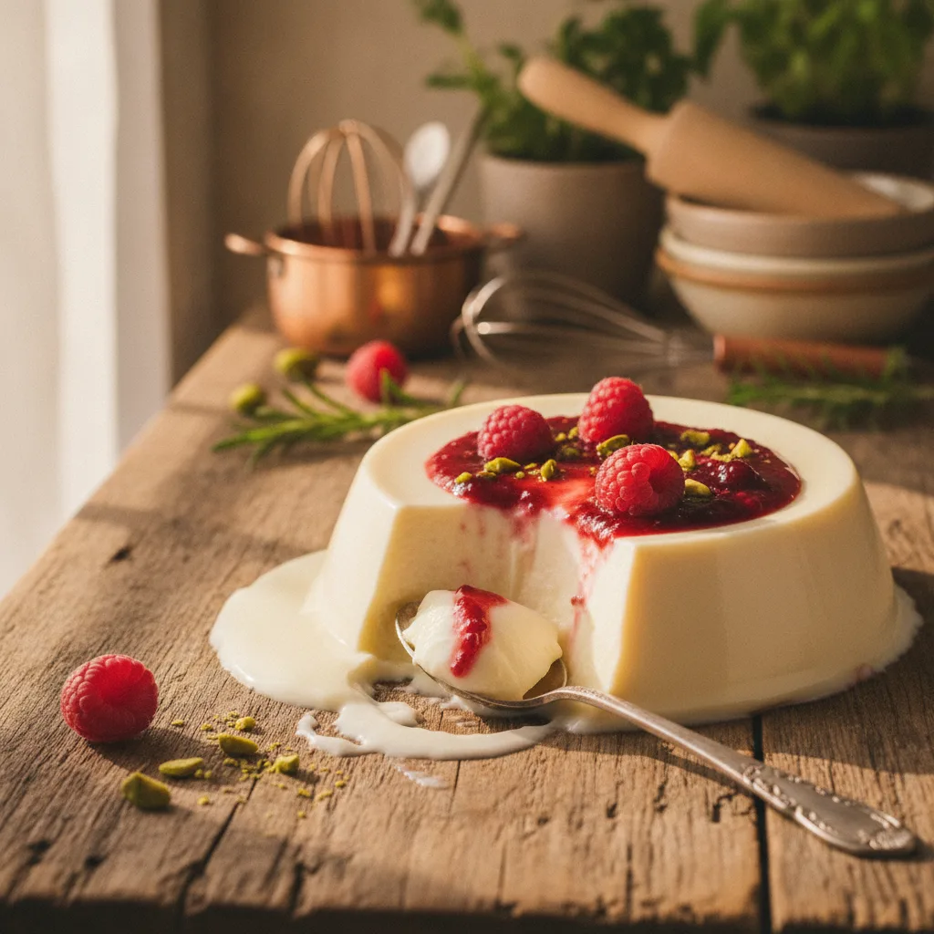 panna cotta protéinée