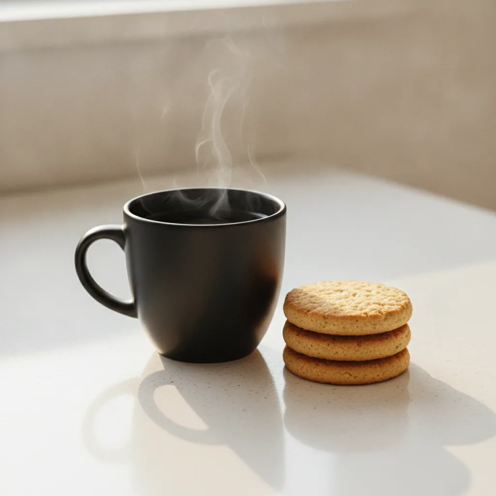 biscuit protéiné thé café association