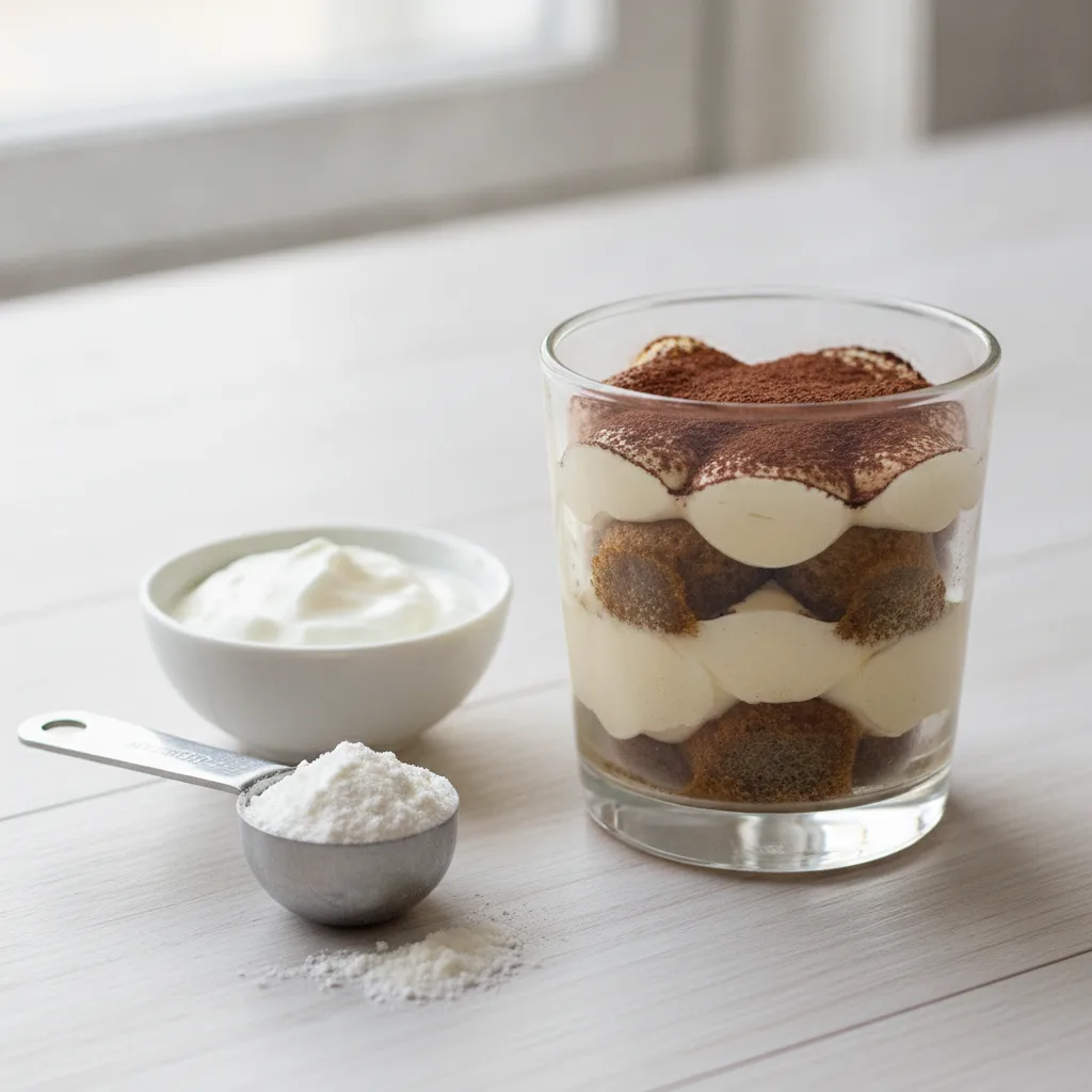 dessert protéiné tiramisu