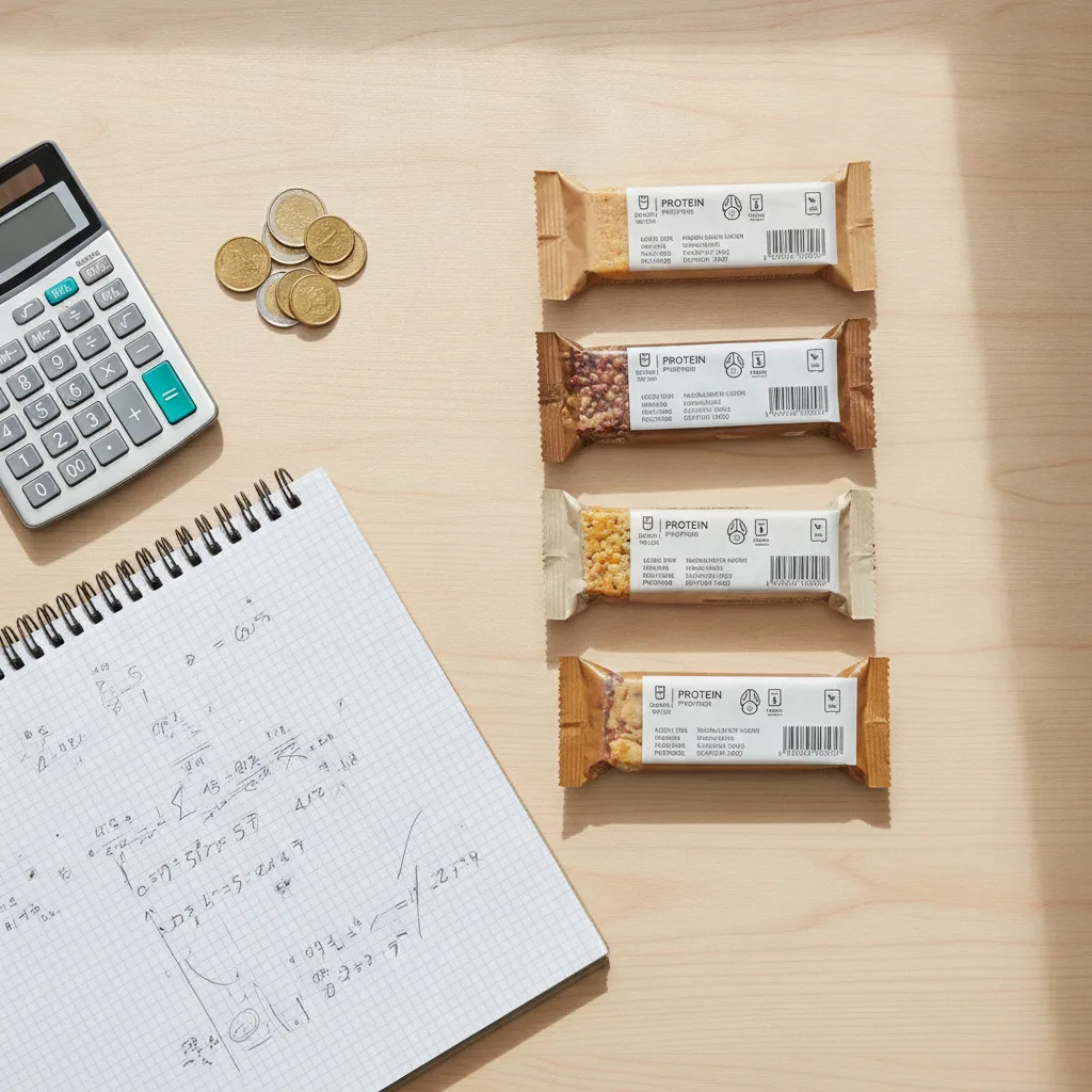 Barre protéinée petit budget – calculer le vrai prix - barre proteinee petit budget