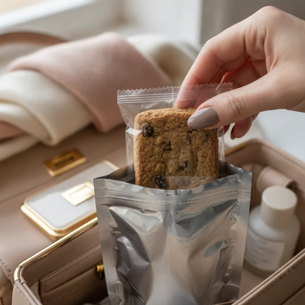 biscuit protéiné voyage sac à main